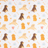 Children’s Puppy Print Cotton Poplin - Ribes y Casals