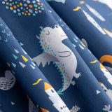 Poplin Cotton Knights and Dragons - Ribes y Casals