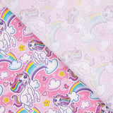 Poplin Cotton Unicorns and Rainbows - Ribes y Casals
