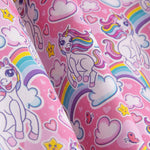 Poplin Cotton Unicorns and Rainbows - Ribes y Casals