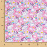 Poplin Cotton Unicorns and Rainbows - Ribes y Casals