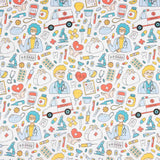 Printed Cotton Poplin Children's Medical - Ribes y Casals