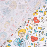 Printed Cotton Poplin Children's Medical - Ribes y Casals