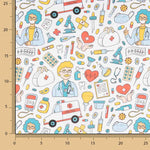 Printed Cotton Poplin Children's Medical - Ribes y Casals