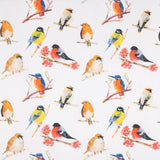 Poplin Cotton Printed Birds Colours - Ribes y Casals