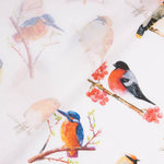 Poplin Cotton Printed Birds Colours - Ribes y Casals