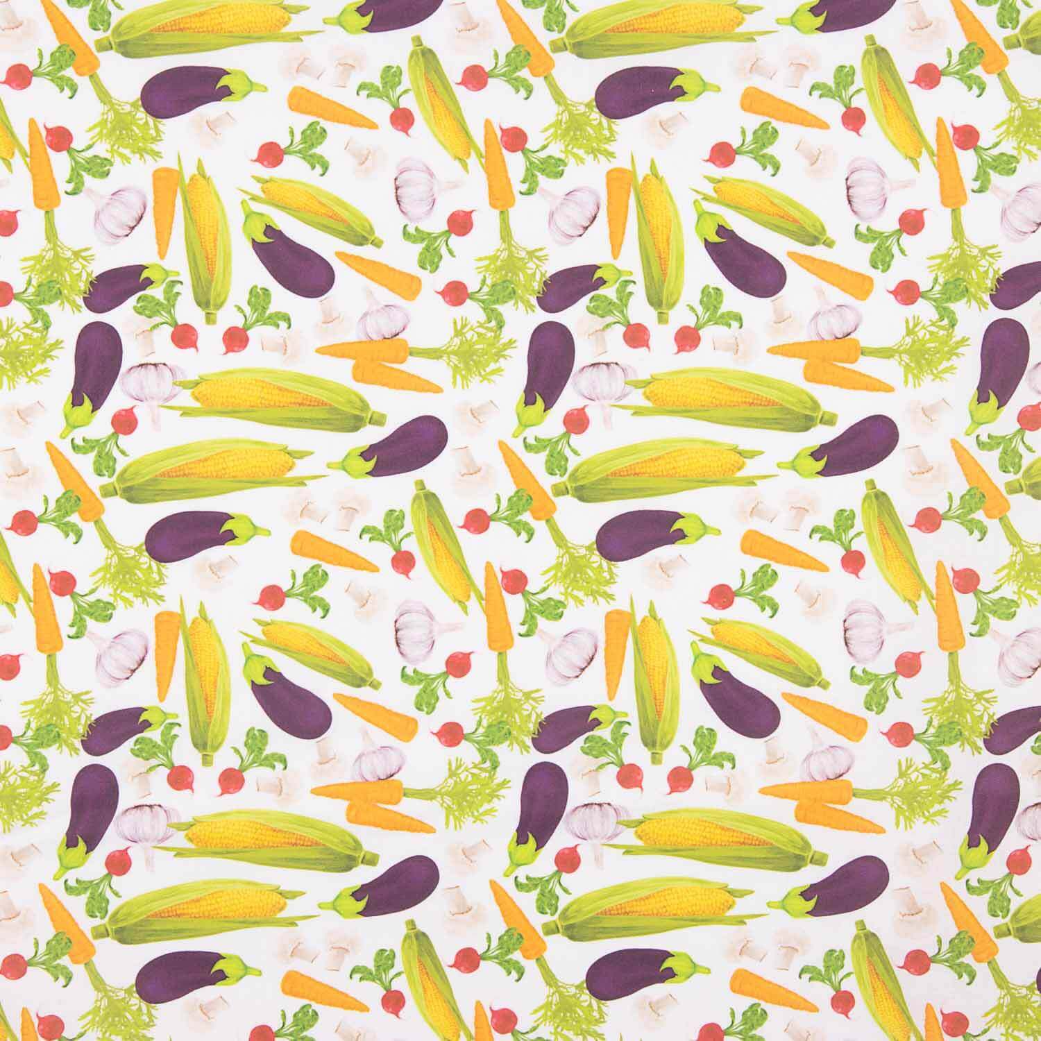 Printed Cotton Poplin Vegetable - Ribes y Casals