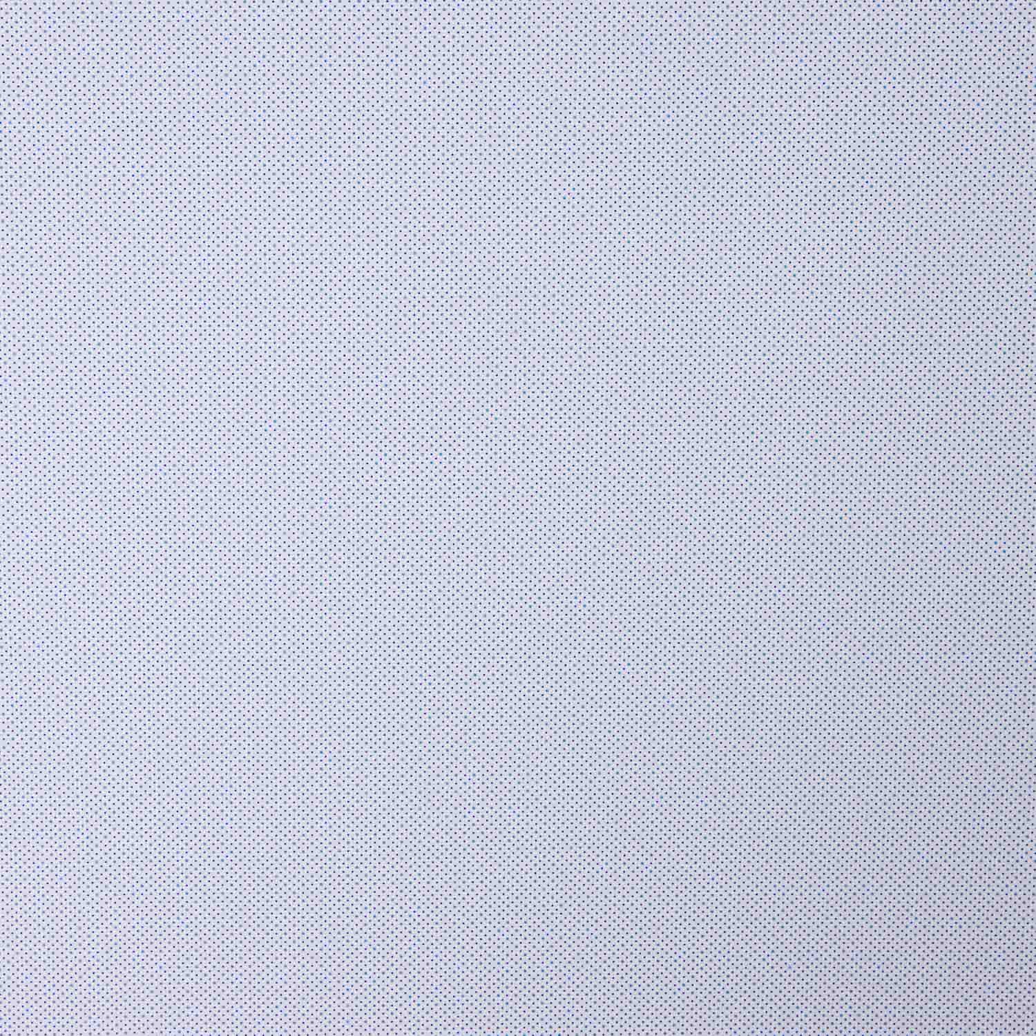 Fine Poplin Shirting Fabric with Blue Microdots - Ribes y Casals