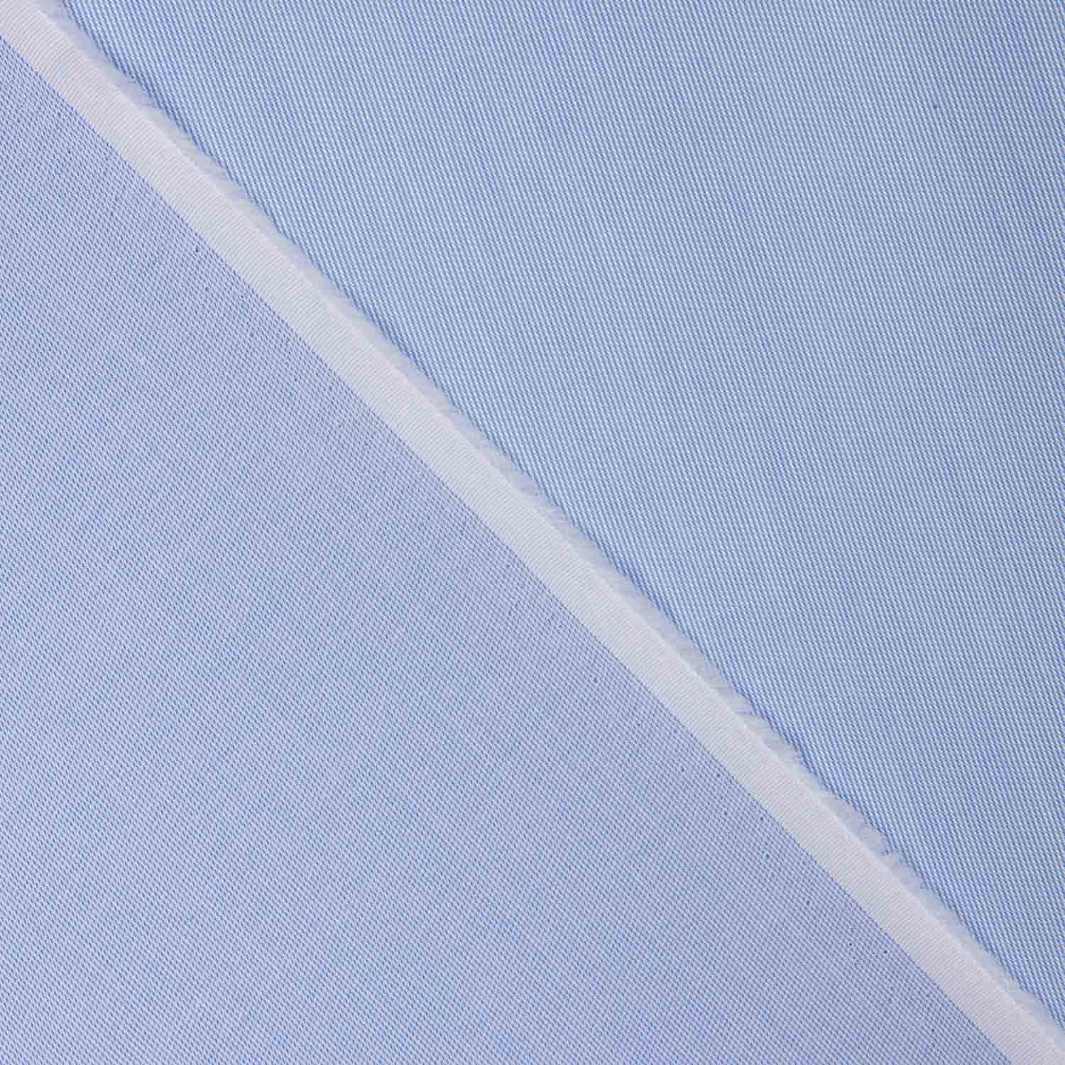 Fine Poplin Shirting Blue White Micro - Ribes y Casals