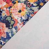 Resin-coated Water-repellent Floral Print Mosaic Colour - Ribes y Casals