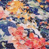 Resin-coated Water-repellent Floral Print Mosaic Colour - Ribes y Casals