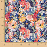 Resin-coated Water-repellent Floral Print Mosaic Colour - Ribes y Casals