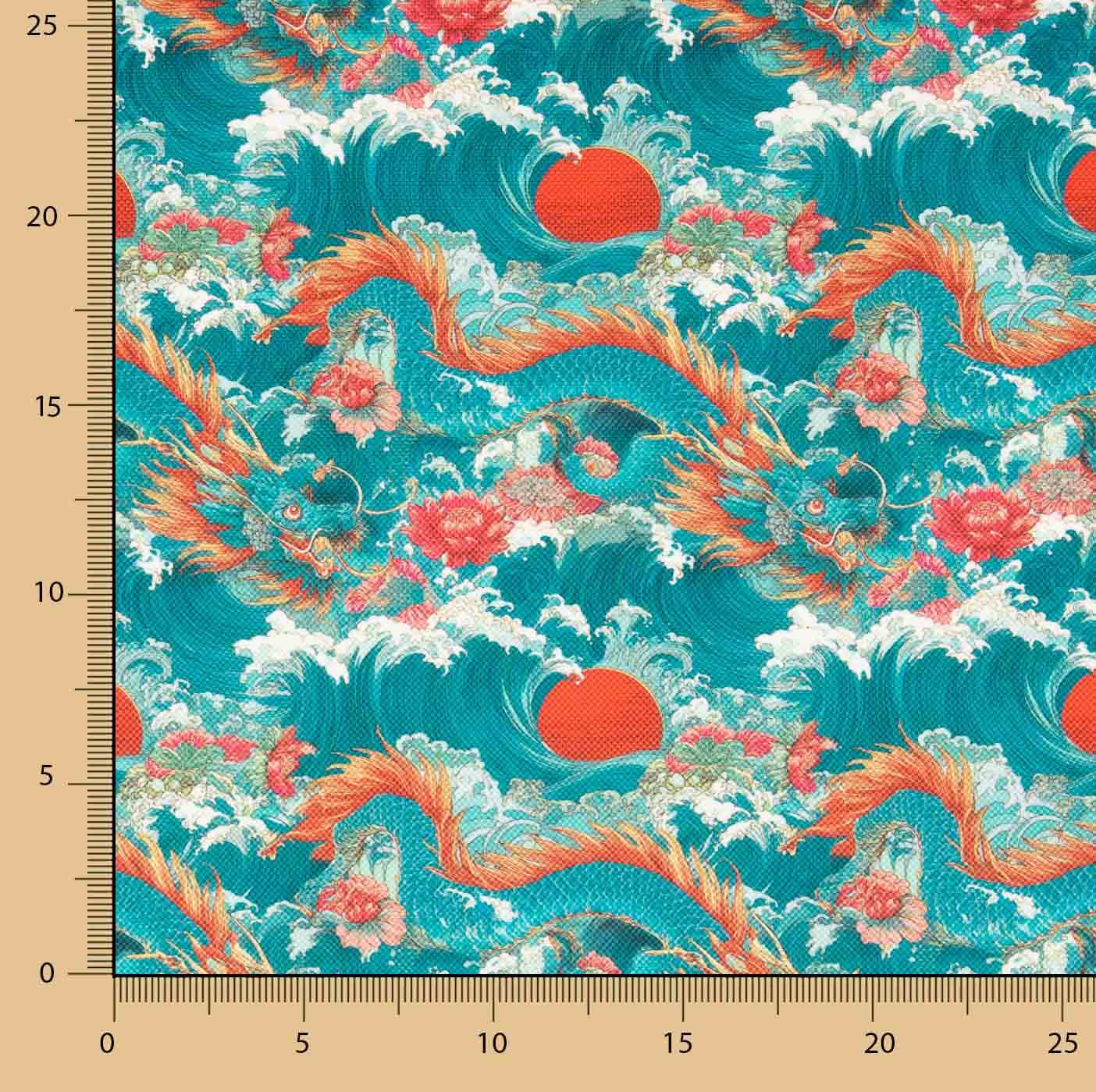 Resin-coated Water Repellent Oriental Dragon - Ribes y Casals