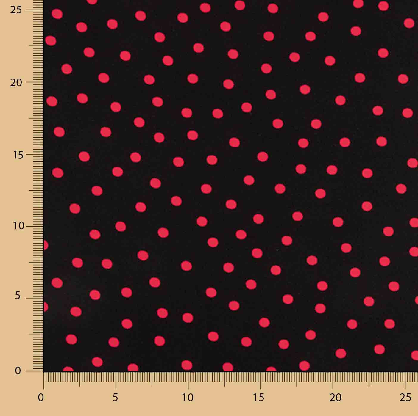 Koshibo Polka Dots 7mm Black-Red - Ribes y Casals