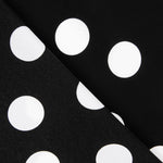 Koshibo Polka Dots 33mm Black-White - Ribes y Casals