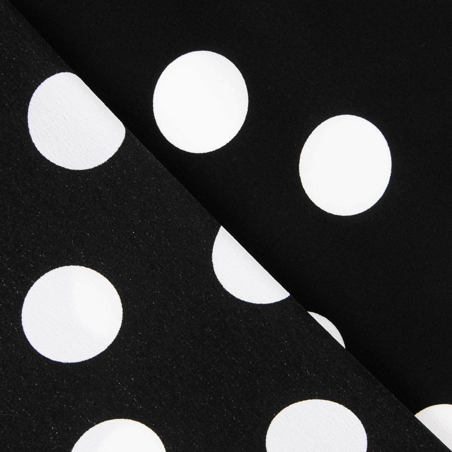 Koshibo Polka Dots 33mm Black-White - Ribes y Casals