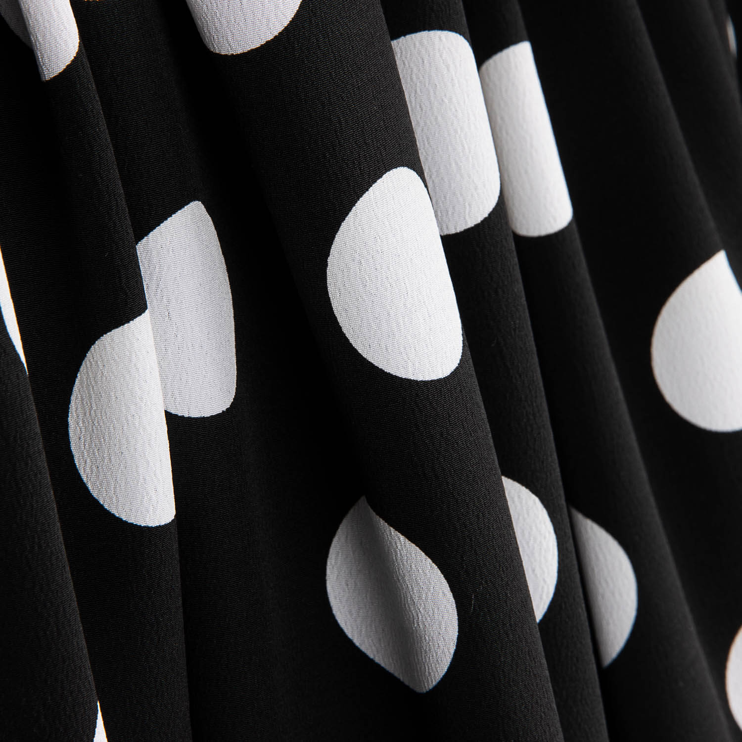 Koshibo Polka Dots 33mm Black-White - Ribes y Casals