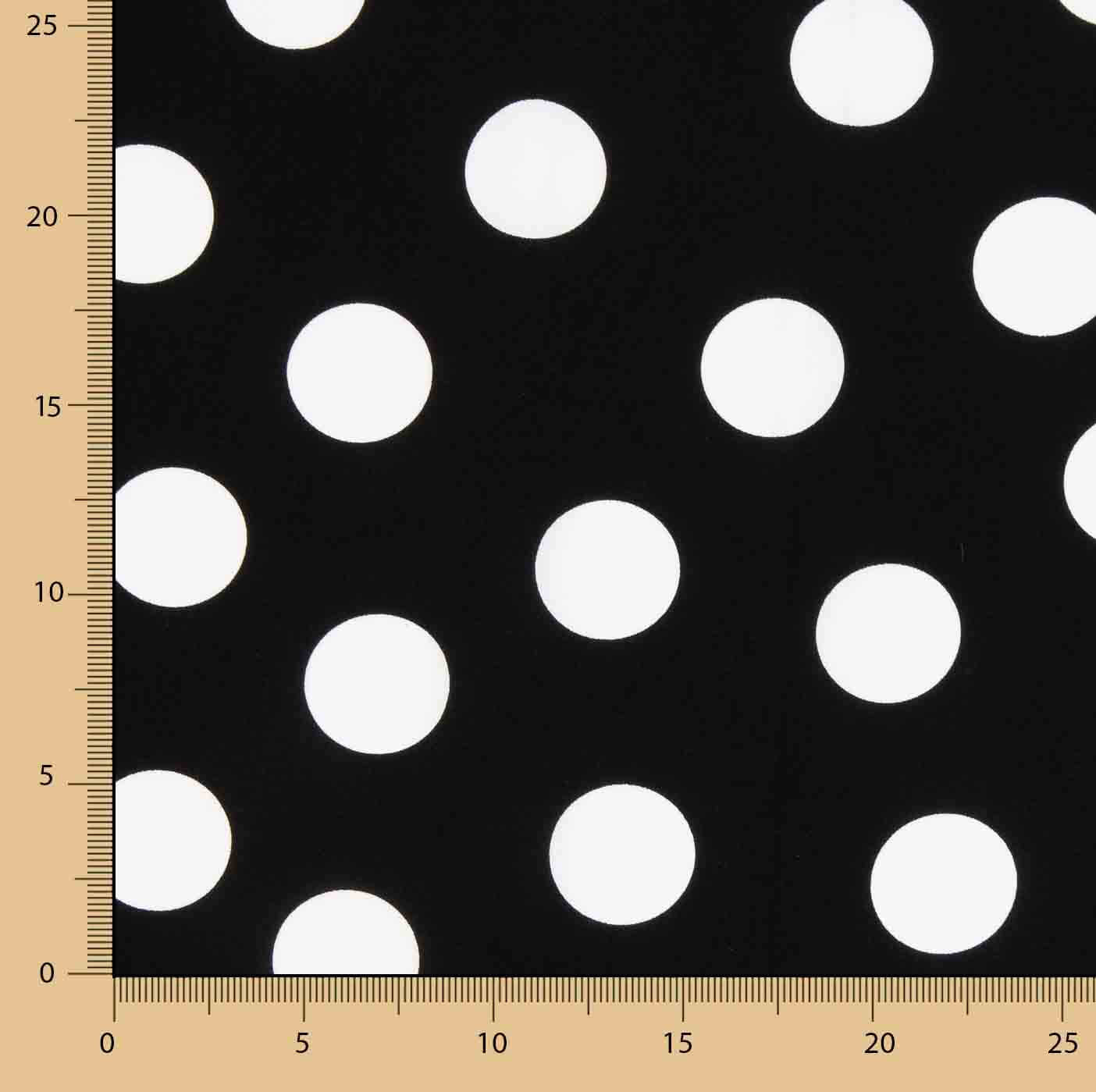 Koshibo Polka Dots 33mm Black-White - Ribes y Casals