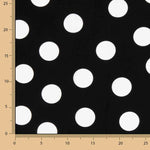 Koshibo Polka Dots 33mm Black-White - Ribes y Casals