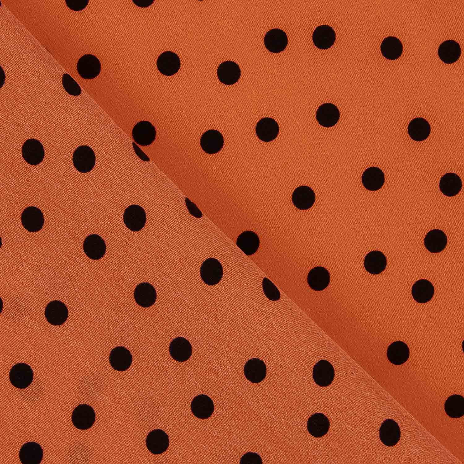 Koshibo Lunares 7 mm Naranja Quemado / Negro - Ribes y Casals