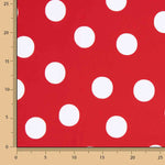 Koshibo Polka Dots 33mm Red-White - Ribes y Casals