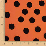Koshibo Polka Dots 33 mm Burnt Orange / Black - Ribes y Casals