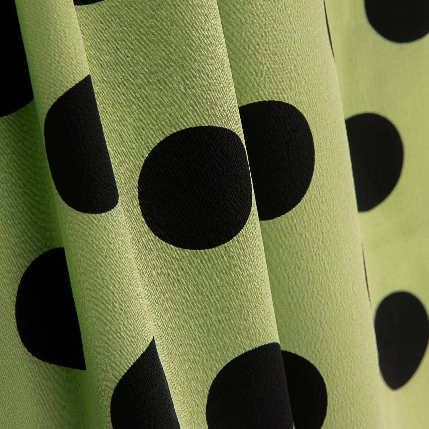 Koshibo Polka Dots 33 mm Green / Black - Ribes y Casals