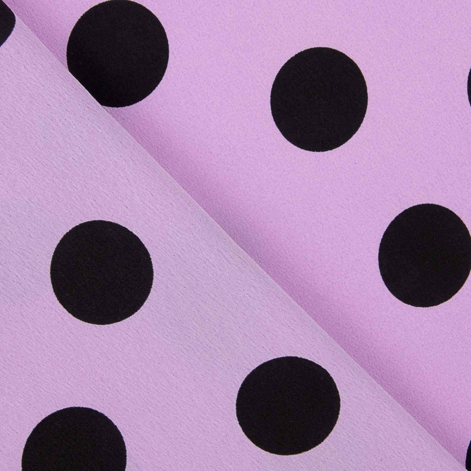 Koshibo Lunares 33 mm Malva / Negro - Ribes y Casals