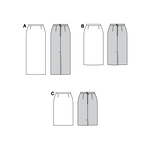 Burda Sewing Pattern 8765 Skirt - Ribes y Casals