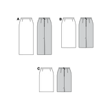 Burda Sewing Pattern 8765 Skirt - Ribes y Casals