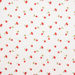 Cherry Double Gauze Crinkled Cotton - Ribes y Casals