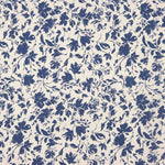 Blue Floral Bamboo Poplin - Ribes y Casals