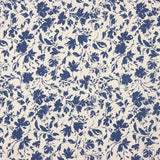 Blue Floral Bamboo Poplin - Ribes y Casals