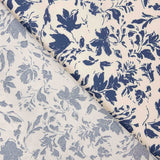 Blue Floral Bamboo Poplin - Ribes y Casals