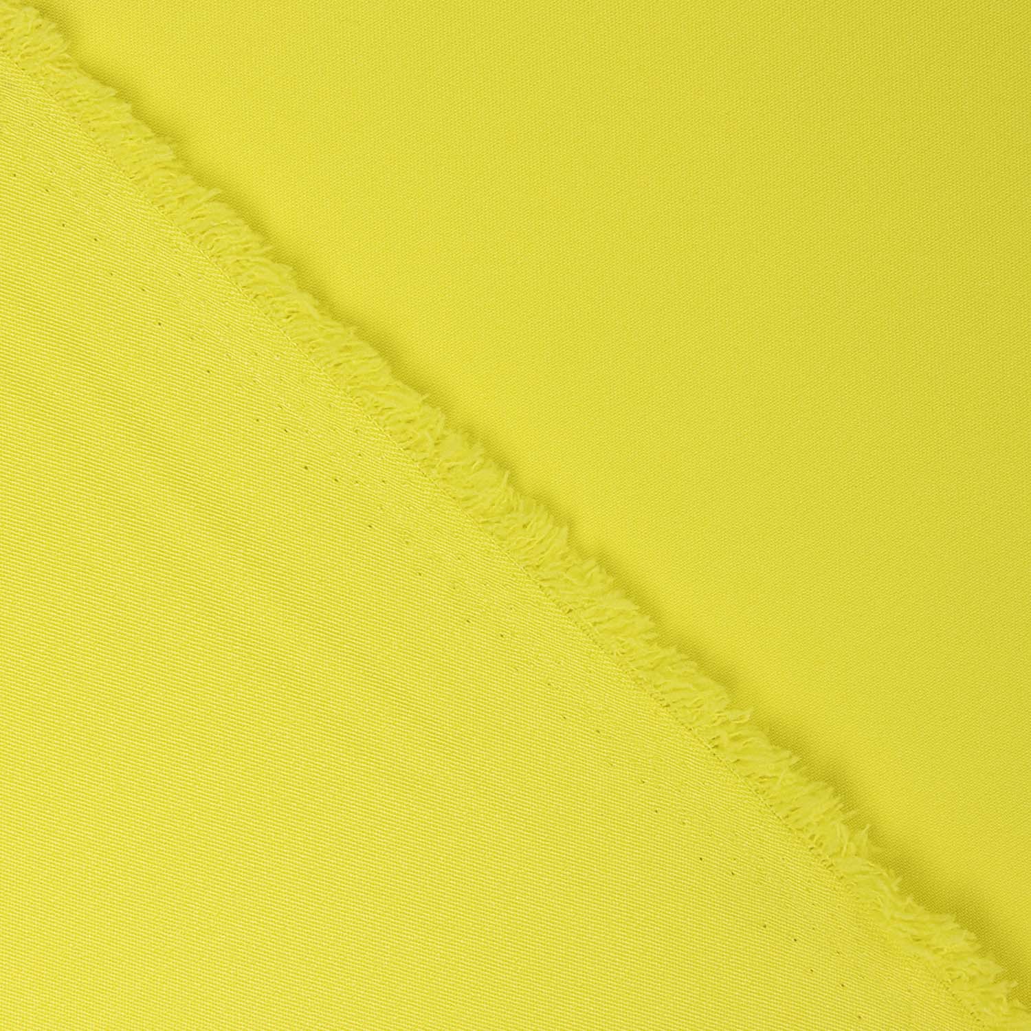 Plain Gabardine Stretch Trench Coat in Lima Yellow - Ribes y Casals