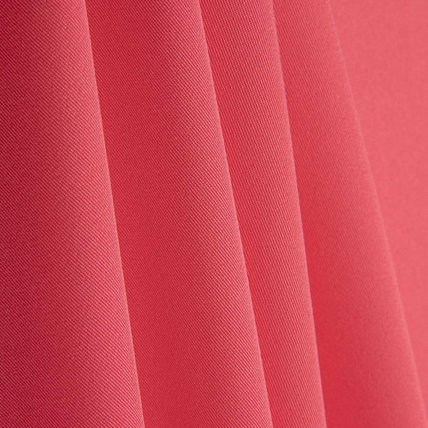 Plain Gabardine Stretch Trench Coat in Deep Coral - Ribes y Casals