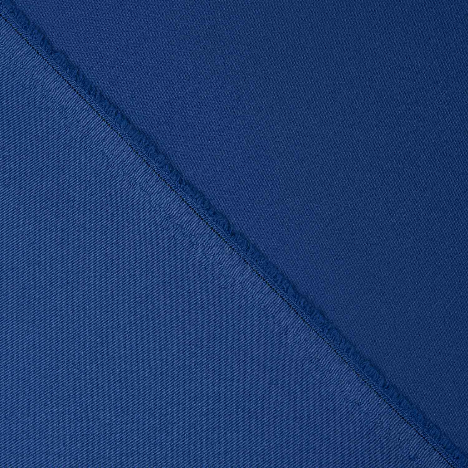 Electric Blue Plain Gabardine Stretch Trench Coat - Ribes y Casals