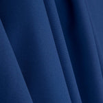 Electric Blue Plain Gabardine Stretch Trench Coat - Ribes y Casals