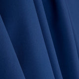 Electric Blue Plain Gabardine Stretch Trench Coat - Ribes y Casals