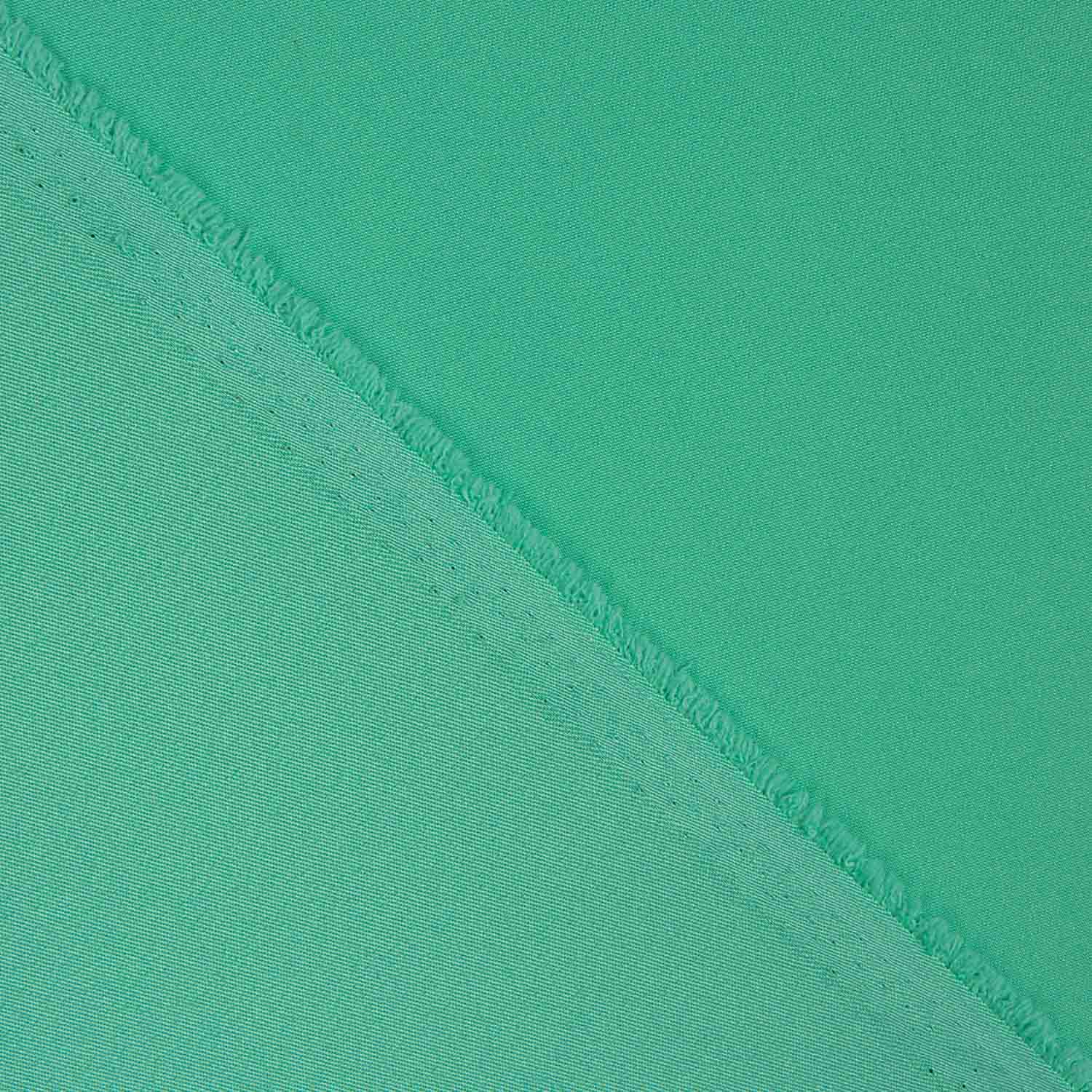 Plain Gabardine Stretch Trench Coat in Aquamarine Green - Ribes y Casals