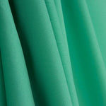 Plain Gabardine Stretch Trench Coat in Aquamarine Green - Ribes y Casals