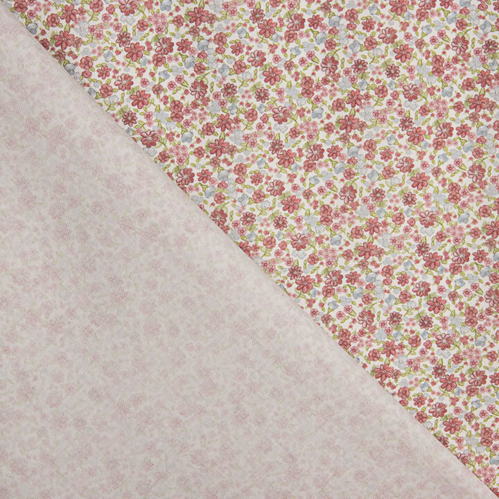 Printed Viyela in Pink Garden - Ribes y Casals