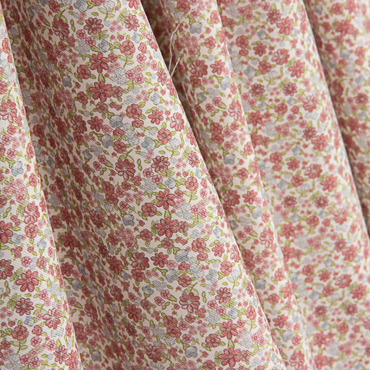 Printed Viyela in Pink Garden - Ribes y Casals