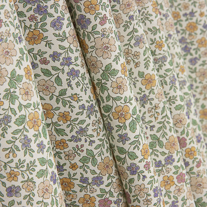 Ochre Meadow Printed Viyela - Ribes y Casals
