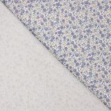 Indigo Blue Printed Floral Viyela - Ribes y Casals