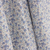 Indigo Blue Printed Floral Viyela - Ribes y Casals