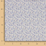 Indigo Blue Printed Floral Viyela - Ribes y Casals