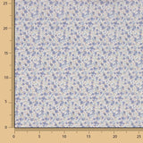 Indigo Blue Printed Floral Viyela - Ribes y Casals