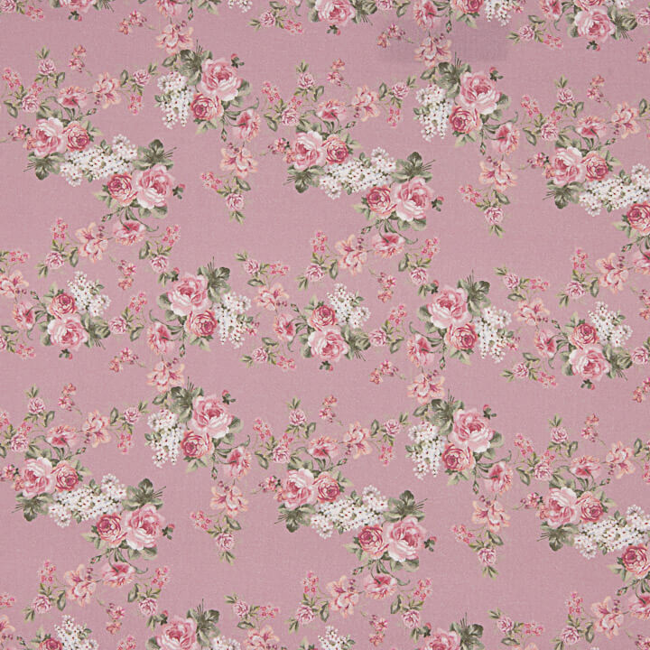 Viyela with Provence Rose Printed Design - Ribes y Casals