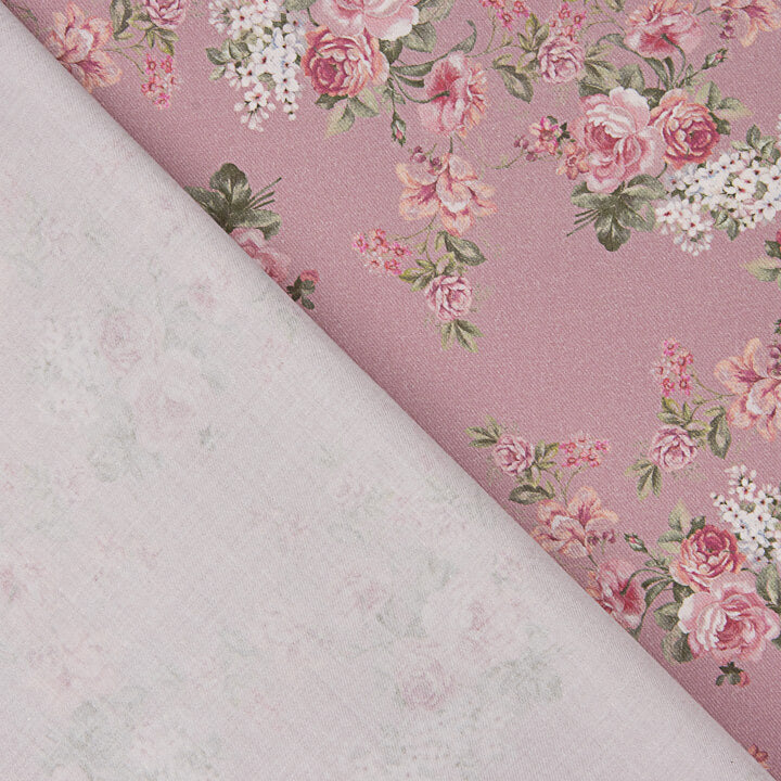 Viyela with Provence Rose Printed Design - Ribes y Casals